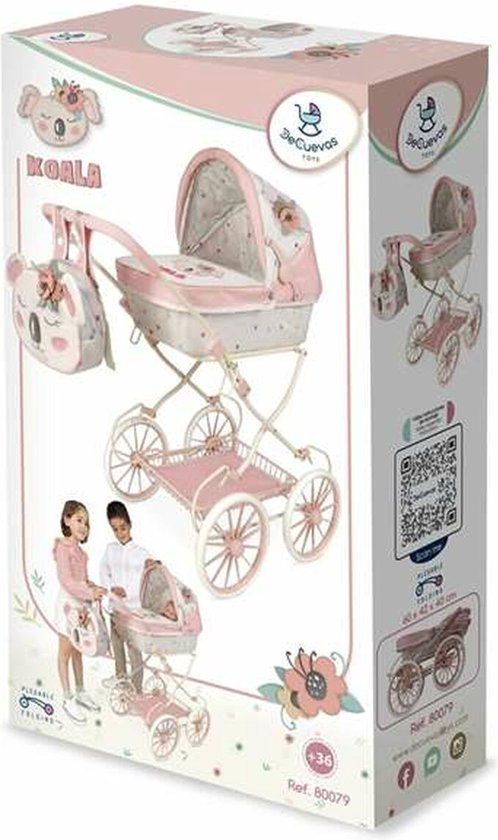 Decuevas Koala Opvouwbare Poppenwagen - Roze