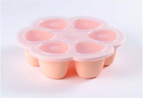 Béaba Beaba Multiportions Silicone 6 x 150ml - Pink pink
