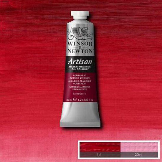 Winsor & Newton Artisan Water Mixable Oil Colour - Permanent Alizarin Crimson 37ml