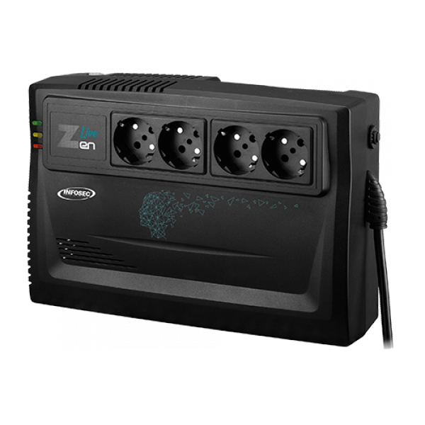 infosec Zen Live 800 - UPS - Zwart