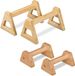 Relaxdays Push-up Bars - Set van 4 - Bamboe - Calisthenics