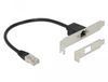 DeLOCK 85803 - Netwerkkabel - 0,3 m - Zwart