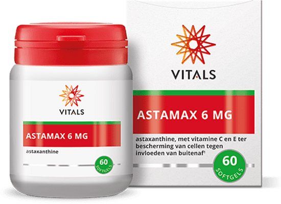 Vitals Astamax Astaxanthine 6 mg - 60 softgels