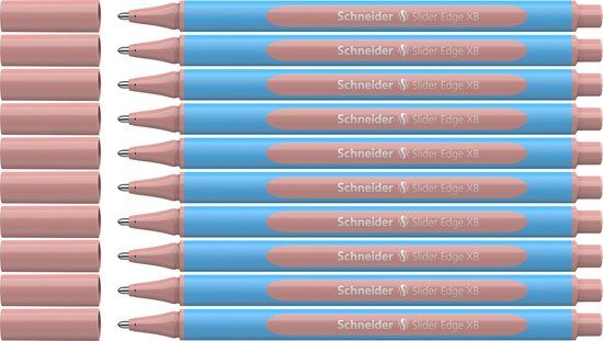 Schneider Slider Edge Pastel XB Balpen - Pastel Blush - 10 stuks