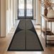 Omgoods - Tapis de cuisine en jute 80x200 cm - Lavable et antidérapant pour couloir et balcon