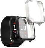 kwmobile 2x smartwatch hoes geschikt voor Garmin Venu 3 hoesje - Siliconen sporthorloge cover - Activity tracker case in zwart
