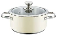 Haeger Kookpot met Deksel PA-18H.006A Beige Ø 18 cm