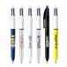 BIC 4 Kleuren Balpennen - Botanical en Tie Dye Decors - Geschenkdoos met 6 pennen - Medium Punt 1 mm