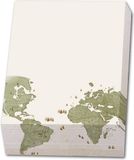 Bekking & Blitz - Bloc-notes - Carte murale du monde par Joan Blaeu
