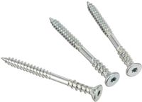 TOX Afstelschroef afstand – 6 x 80 mm – traploze, op de millimeter nauwkeurige afstelling – 100 verzinkte afstelschroeven – 9010104
