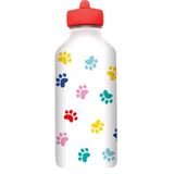 Draeger Paris Roestvrijstalen waterfles voor kinderen - Kattenpoten