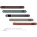 Viefe BELT Poignée de meuble en métal, mousse grise, 160 mm