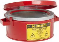 JUSTRITE Veiligheidskannen voor werkbanken 4 liter ROOD