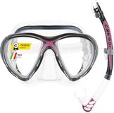 Cressi Big Eyes Evolution & Alpha Ultra Dry-Snorkelset
