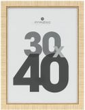 Atmosphera Fotolijstje Bali - voor 30 x 40 cm foto - beige - mdf/glas - ornament frame 35 x 45 cm - staand/hangend