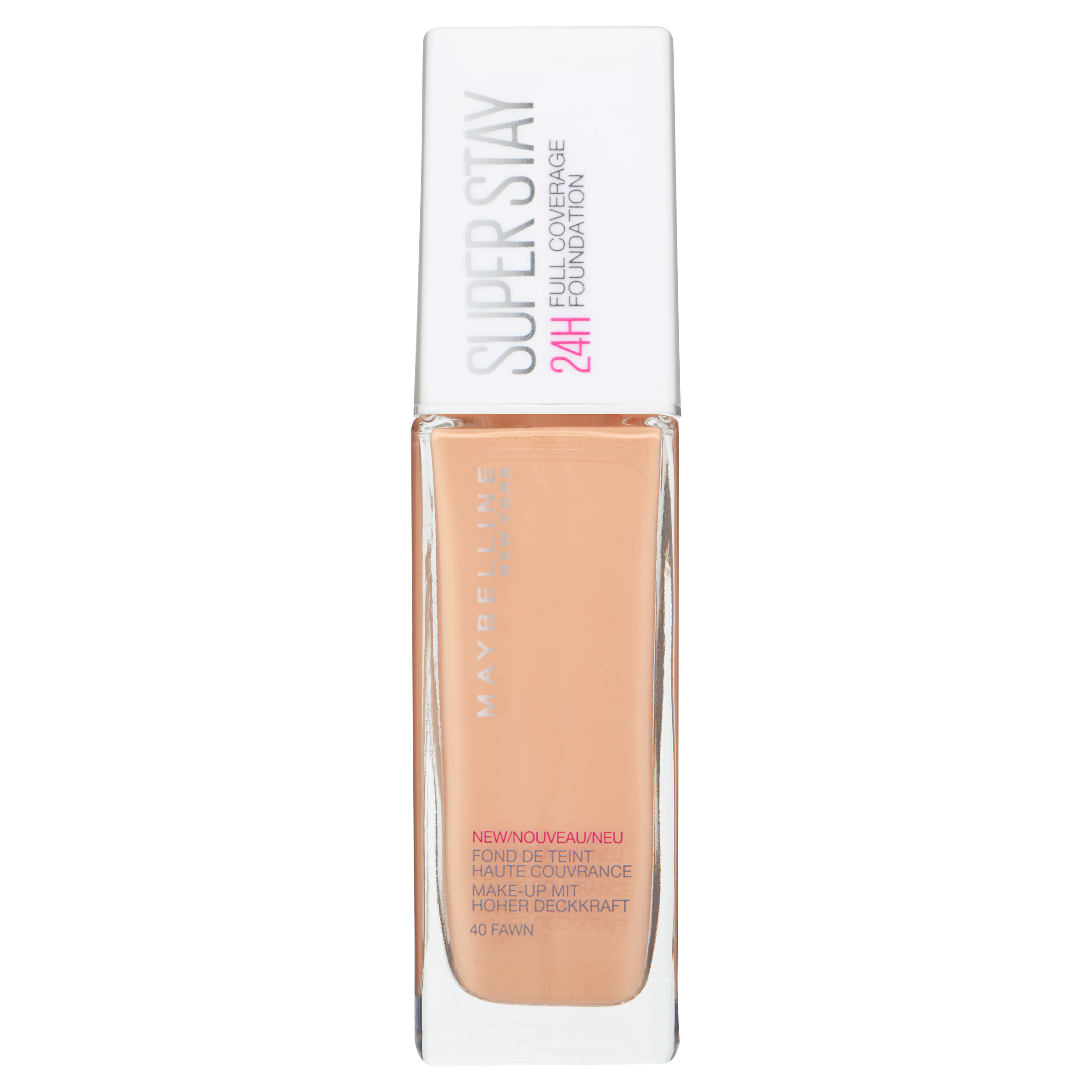 Maybelline SuperStay Full Coverage Foundation - 040 Fawn - Super Dekkende, Langhoudende Foundation met Matte Finish - 30 ml