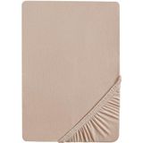 roba Hoeslaken Lil Elephant, 60 x 120 en 70 x 140 cm, voor babybed, katoen, elastisch, GOTS-gecertificeerd, bruin