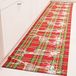 PETTI Artigiani Italiani - Tapis de cuisine - Noël - Tapis de couloir - antidérapant - lavable - 52 x 180 cm - renne beige - Fabriqué en Italie