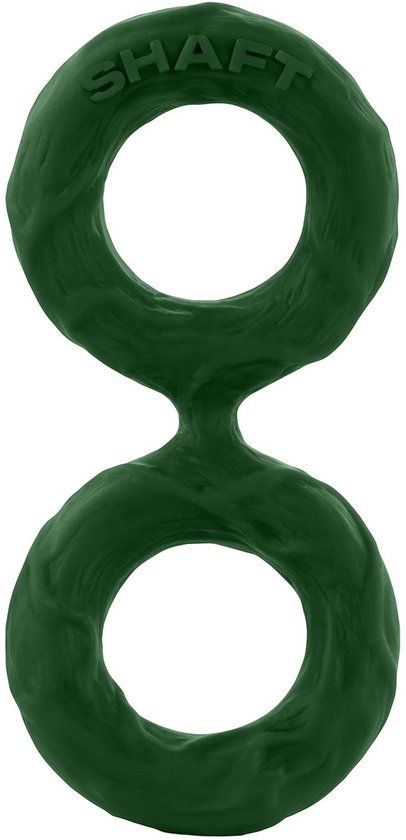 Shaft Bol Shaft dubbel penisring Medium - Groen