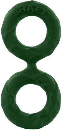 Shaft Bol Shaft dubbel penisring Medium - Groen