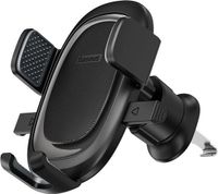 Baseus UltraControl Pro Support de téléphone réglable pour tableau de bord/grille d'aération Noir