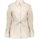 Geisha Bluse Pu & Gürtel Off-white Größe: XXL