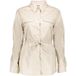 Geisha Bluse Pu & Gürtel Off-white Größe: XXL