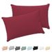 Twinzen® Kussensloop 50x70 (Set van 2) - 100% Katoen Jersey