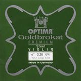 Optima Goldbrokaat Premium 4/4 E 0,26 S medium Vioolsnaren