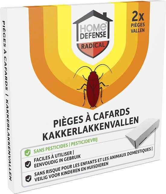 Home Defense Kakkerlakkenvallen 2 stuks