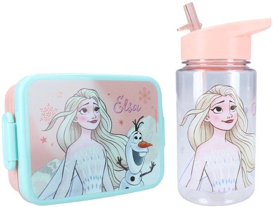 4KidsOnly Vadobag Frozen Lunchset - Lunchbox - Drinkfles - Meerkleurig