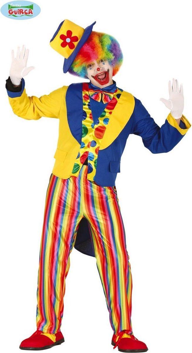 Guirca Heren Clowns Kostuum - Polyester - EAN: 8434077866849