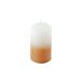 Kaars Arty Kaars pijler D5 x H8 cm Tie And Dye wit en griesmeel