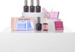 Pink Gellac Gellak Starterspakket - Peel & Soak off Gel Nagellak Set inclusief LED lamp - 5 stuks