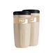 Wessper Herbruikbare Beker 400 ml - Beige (2 stuks)