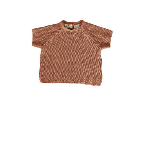 Witlof for kids Witlof for kids baby gebreid T-shirt bruin