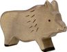 Holztiger Wild Zwijn Houten Figuur - 12X3X8Cm
