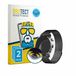 BROTECT - Screenprotector voor Mopuea Smartwatch 1.55" - Folie Beschermfolie transparant volledig dekking - 2 Stuks
