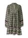 VERO MODA Jurk 'VMRYA' antraciet / groen / wit