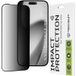 Techsuit Film de protection d'écran Privacy pour Apple 17 Pro Max, Verre Trempé, Collage Complet, 111D