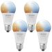 Ledvance 4 x Ledvance LED Smart+ Birne A70 14W = 100W E27 matt 1521lm TW 2700K-6500K Dimmbar App Google Alexa WiFi