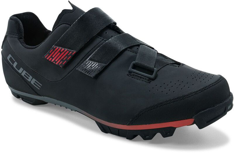 Cube MTB Peak Schoenen Zwart/Rood - 16982-46 - 2023