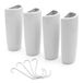 Humidificateur en céramique, forme de croissant, pour radiateurs, set de 4 - 19 x 9 cm