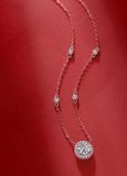 LanLivia Zhu Star Halo Moissaniet Ketting-met GRA-certificaat