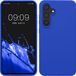 kwmobile telefoonhoesje geschikt voor Samsung Galaxy S24 FE - Hoesje met siliconen coating - Smartphone case in Baltisch blauw