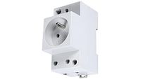 Modulaire Eti-Polam Modulaire stopcontact 2P+Z 10/16A 230V voor rail 002414010