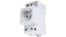 Modulaire Eti-Polam Modulaire stopcontact 2P+Z 10/16A 230V voor rail 002414010