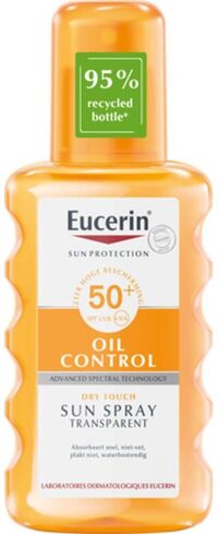 Eucerin Sun Oil Control SPF50+ Dry Touch Spray Transparent