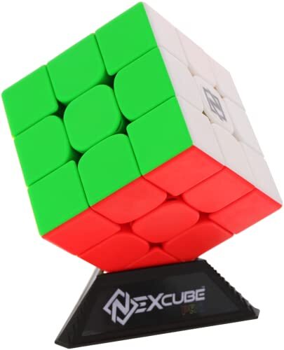 Nexcube Pro 3x3, Recordbrekende Speed Cube Met Magnetische Draaiingen Voor Acht Jaar en Ouder, Verstelbare Magische Kubus met Magneten