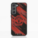 Manchester United Coque de Téléphone 3D Officielle – Design Abstrait Rouge et Noir